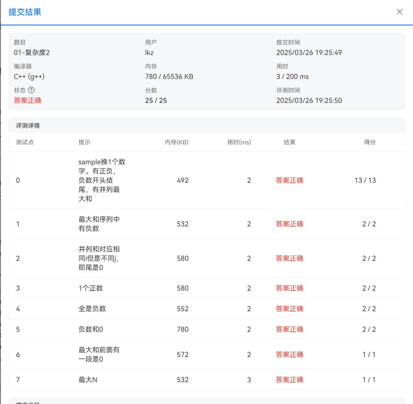 最大子数列和问题示意图